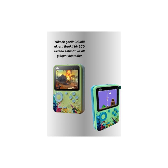 AyrStore G5 Taşınabilir Retro Oyun Konsolu – Çocuk ve Yetişkinler Için - Görsel 4