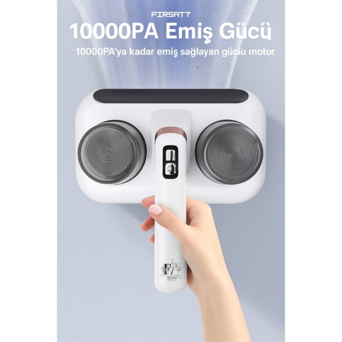 Ultrasonik Akıllı Uv Süpürge Yatak Halı Koltuk Için Sessiz Güçlü Emiş Teknolojisi Şarjlı Süpürge - Görsel 2