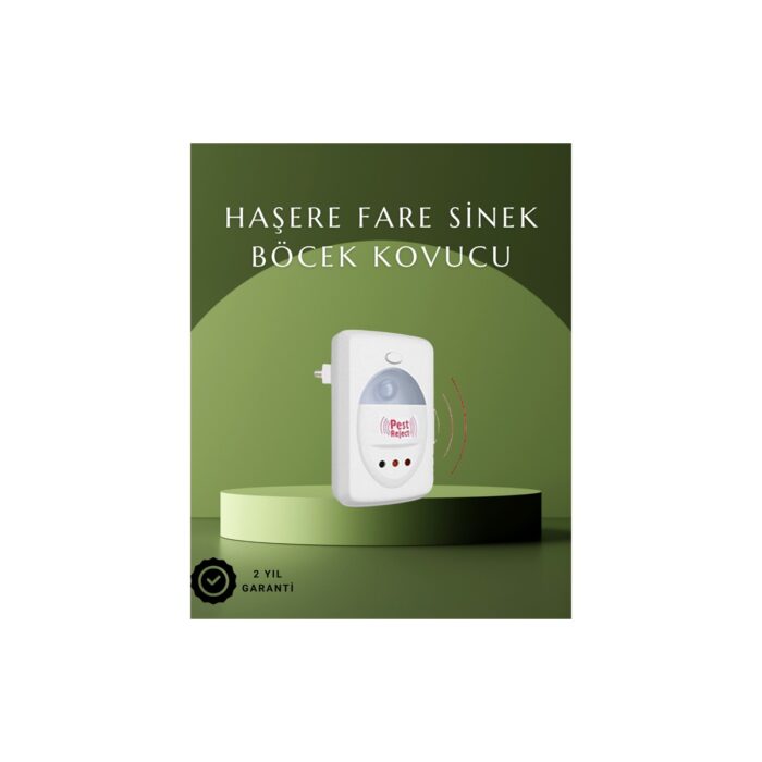 110001238782473.jpg AyrStore Ultrasonik Ses Dalgalarıyla Kimyasalsız Fare ve Böcek Kovucu Cihaz - Görsel 1