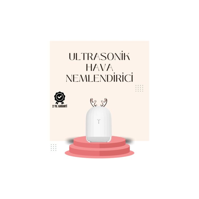 110001238804123.jpg AyrStore USB Şarjlı Mini USB Nemlendirici LED Işıklı Masaüstü Cihaz - Görsel 1