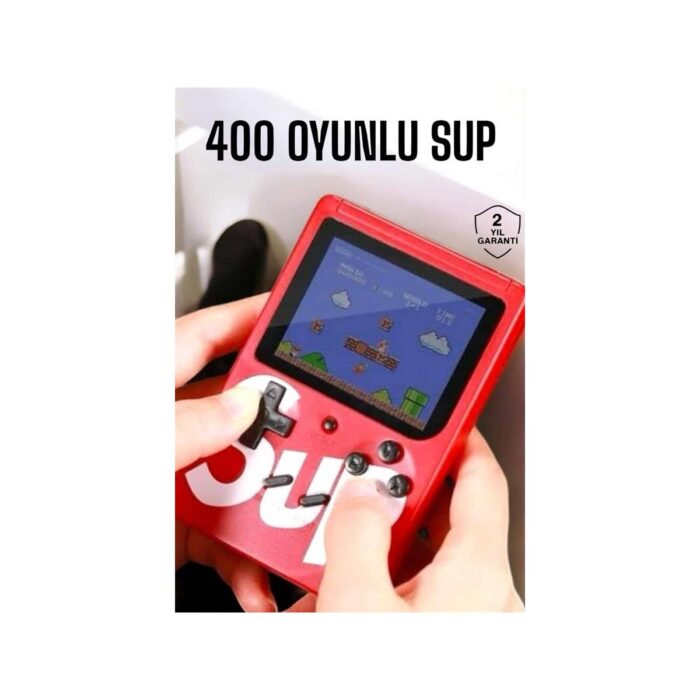 AyrStore Taşınabilir El Atarisi Sup 400 Oyunlu Mini Oyun Konsolu - Görsel 2