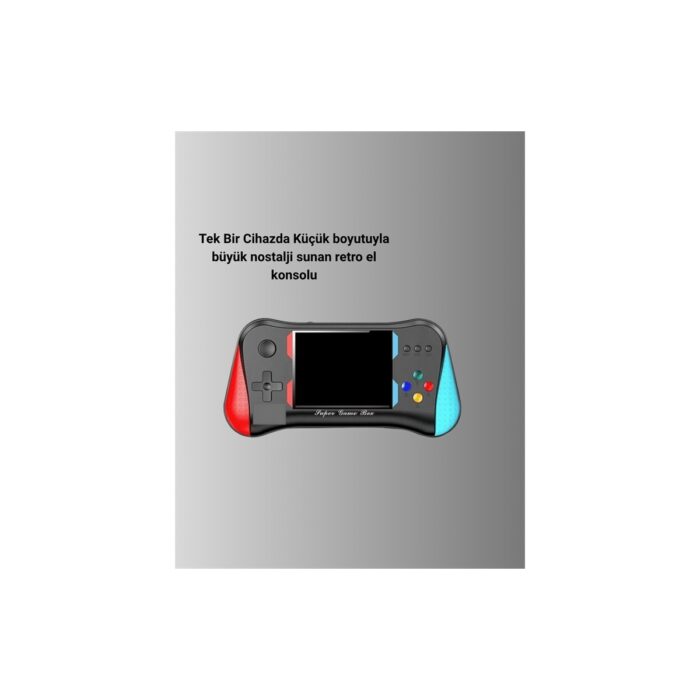 AyrStore 3.5 Inç Ekranlı Klasik Oyun Konsolu – 500 Dahili Oyun - Görsel 1