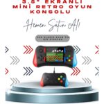 AyrStore X7M Vintage 3.5 Inç 500’Ü 1 Arada Klasik Oyun Konsolu