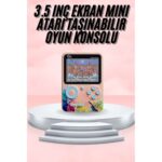 AyrStore 3.5 Inç Klasik Retro LCD Ekran 500 Oyunlu Oyun Konsolu Taşınabilir