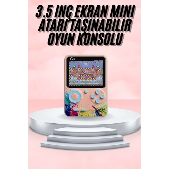 110001238851081.jpg AyrStore 3.5 Inç Klasik Retro LCD Ekran 500 Oyunlu Oyun Konsolu Taşınabilir - Görsel 1