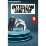 AyrStore 4K Kablosuz Çift Kol Retro Oyunlar 20000 Oyunlu Atari