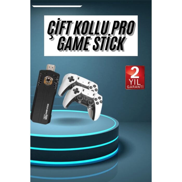 AyrStore 4K Kablosuz Çift Kol Retro Oyunlar 20000 Oyunlu Atari - Görsel 1