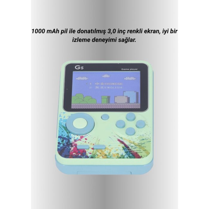 AyrStore Tv Bağlantılı 500 Oyunlu Mini Gameboy Konsol - Görsel 3