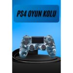 AyrStore Ps4 Joystick Oyun Kolu Titreşimli Uzun Pil Ömrü USB Şarj Kablolu