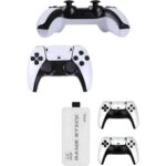 AyrStore 4K Hd Görüntü Kaliteli Retro Game Stick 20000 Oyunlu Çift Kollu Beyaz Game Stick - Görsel 4