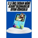 AyrStore Çocuklara Özel 4K Hd Retro Oyun Konsol El Atari Taşınabilir 500 Oyunlu