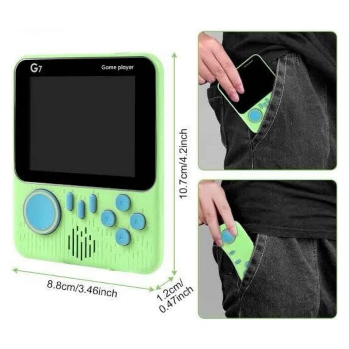 AyrStore 3.5 Inç Mini Atari Taşınabilir Oyun Konsolu 666 Adet Retro Oyun - Görsel 3