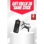 AyrStore 20.000 Oyunlu Kablosuz Çift Kol Retro Oyunlar Çift Kollu Game Stick