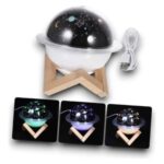 AyrStore Hava Nemlendirici LED Işıklı Gece Lambası Yıldız Görünümlü Renk Değiştiren - Görsel 5