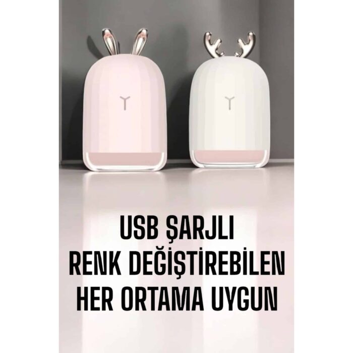 AyrStore Hava Nemlendirici Aromaterapi Hava Temizleyici Renk Değiştirebilen - Görsel 2