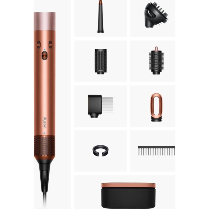 Dyson Airwrap I.d.™ Saç Şekillendirme ve Kurutma Seti Kıvırcık+Bukleli (Amber Silk) - Görsel 5