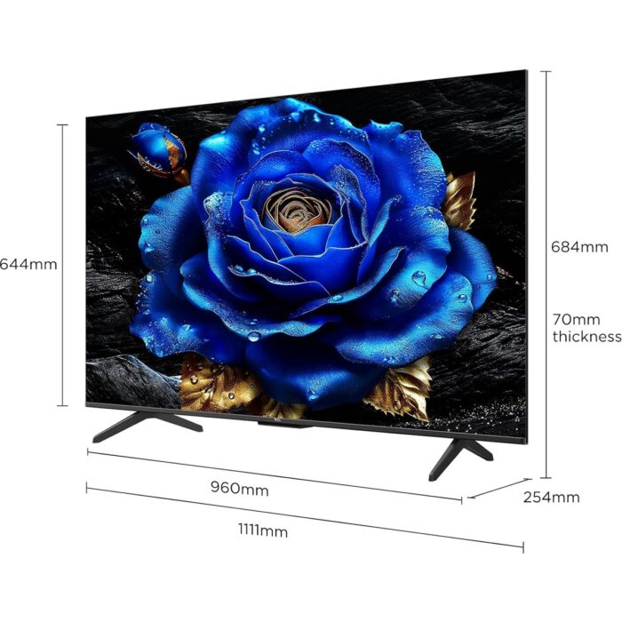 TCL 50T6C  50" 127 Ekran Uydu Alıcılı 4K Ultra HD Google QLED TV - Görsel 2