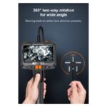 Anesok S10 Lens Çapı 3.9mm 360 Derece Hareketli Oynarbaşlı 2 Metre Kablo Endoskop Yılan Kamera - Görsel 3