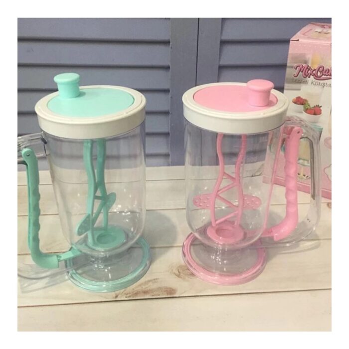 AyrStore Pratik Ölçekli Kolay Pankek Kek Krep Akıtma Yapma Makinesi Karıştırıcı - Görsel 3