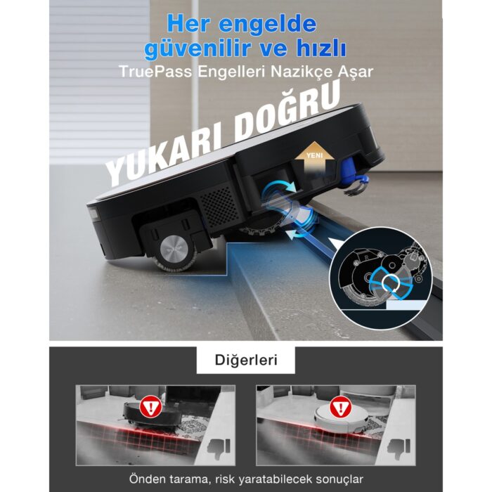 ECOVACS DEEBOT X11 Pro Omni Robot Süpürge ve Paspas PowerBoost - Görsel 5