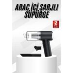 AyrStore Yeni Nesil Mini Vakumlu Araç Süpürgesi El Süpürgesi Şarjlı