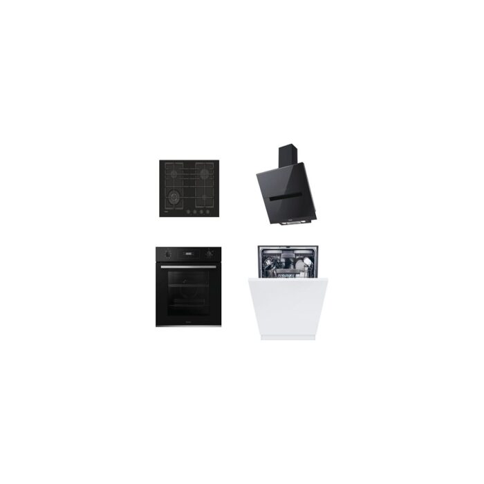 110001239944739.jpg Haier 4'lü Ankastre Set Siyah (HWOS2BFA2H4A-HAVG5BF4S2B/1-HADG6DCS56B-XS 6B0S3FSB) - Görsel 1