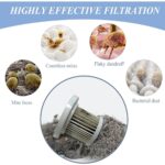 Qifit Mayt Süpürgesi 50W Uv Işıklı Yatak Temizleyici – Toz Akarı ve Uyuz Böceği Elektrikli Süpürge - Görsel 5