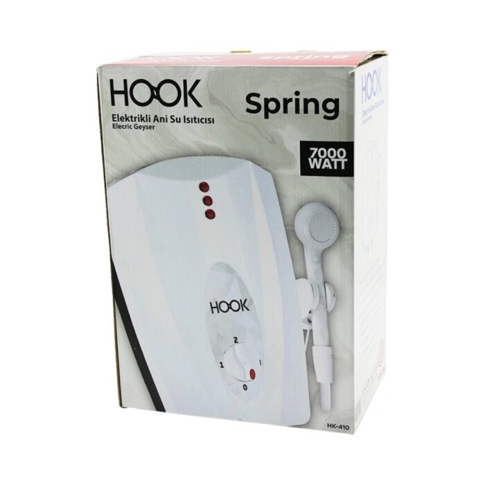 Marsilyan Su Isıtıcı Elektrikli Şofben 3 Kademeli - Yanmaz Iç Kablo Takım 7000W 50-60HZ HK-410 (4887) - Görsel 1