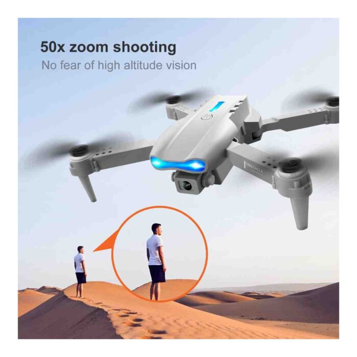 Beemen E99 Full Hd Çift Kamera Katlanabilir Drone – Fpv, Otomatik Kalkış/iniş, 20 Dk Uçuş Süresi - Görsel 2