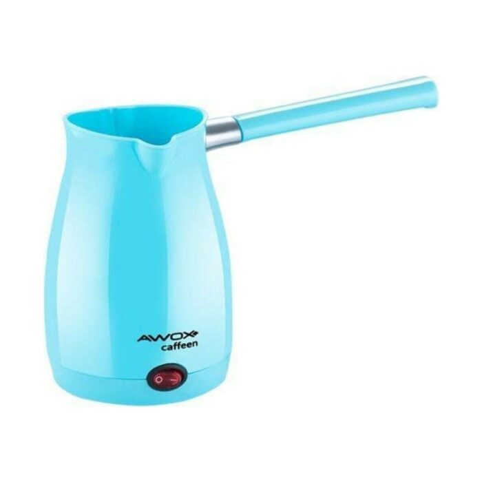 Tilmiz Awox Caffeen  Mavi  Elektrikli Cezve  Türk Kahvesi  Makinesi  Plastik   Çift Ağız   0.4lt - 5 Fincan   1000W (4172) - Görsel 1