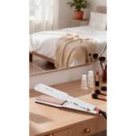 Aprilla Ahs-2033 Beyaz Geniş Seramik Kaplamalı Güçlü Saç Düzleştirici (40mm*120mm) - Görsel 4