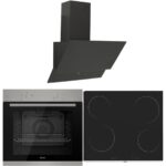 Ferre Xe Serisi Siyah Ankastre Set (XE61MDV-MS261 Vitroseramik Elektrikli OCAK-SFMM600)