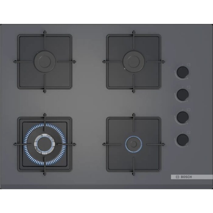 Bosch Gri 3 Lü Ankastre Set 462 ( HUA736EN0T - POH7C9P30O - DWK67PJ70T  ) 67CM Wok Bek Ocak - Buhar Destekli - Pişirme Matı ile - Görsel 3