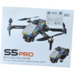 Wirkmarkt S5 Pro Katlanabilir Drone Fpv Mobil Takip, Akrobatik Uçuş, Brushless Motor Içerik Üretimi (Çantalı)