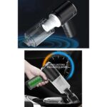 AyrStore Mini Vakumlu Type C Şarjlı Araç Süpürgesi El Süpürgesi Şarjlı Çok Fonksiyonlu 5500 Pa - Görsel 3