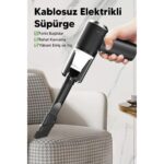 AyrStore Taşınabilir Kablosuz Elektrikli El Süpürgesi- Ev, Ofis, Araba ,klavye Temizliği Için Ideal - Görsel 2