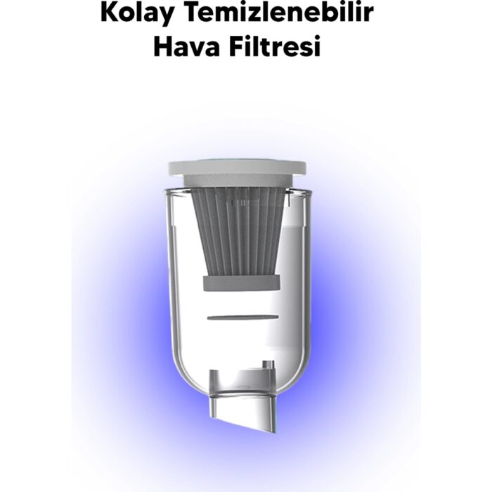 AyrStore Taşınabilir Kablosuz Elektrikli El Süpürgesi- Ev, Ofis, Araba ,klavye Temizliği Için Ideal - Görsel 4