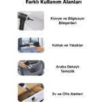 AyrStore Taşınabilir Kablosuz Elektrikli El Süpürgesi- Ev, Ofis, Araba ,klavye Temizliği Için Ideal - Görsel 5