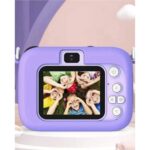 E-Woman Mini 1080P Hd Çocuk Kamera Dijital Fotoğraf Makinesi 2.0 Inç Ekran 5 Adet Oyun Mor - Lisinya - Görsel 2