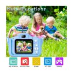 E-Woman Çocuk Dijital Fotoğraf Makinası 20 Mp Video Kaydedici 2.0 Inç Çift Kameralı - Lisinya - Görsel 3