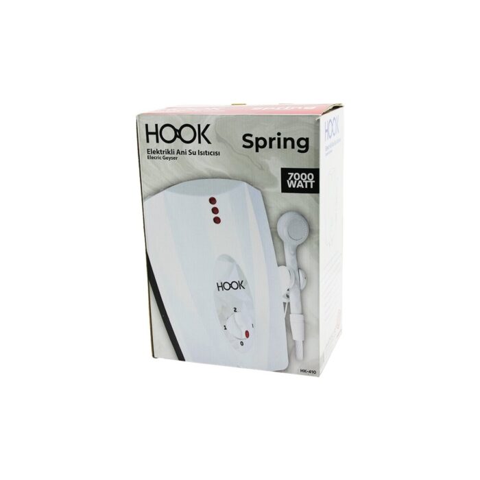 Ozn Aksesuar Su Isıtıcı Elektrikli Şofben 3 Kademeli - Yanmaz Iç Kablo Takım 7000W 50-60HZ HK-410 (5060) - Görsel 1