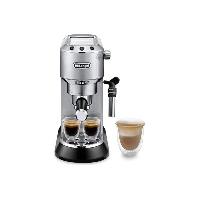 110001246660423.jpg AyrStore De'longhi Dedica Manuel Espresso Makinesi, 15 cm Genişlik, 1 L Kapasite, 1350W, 15 Bar Basınç - Görsel 1