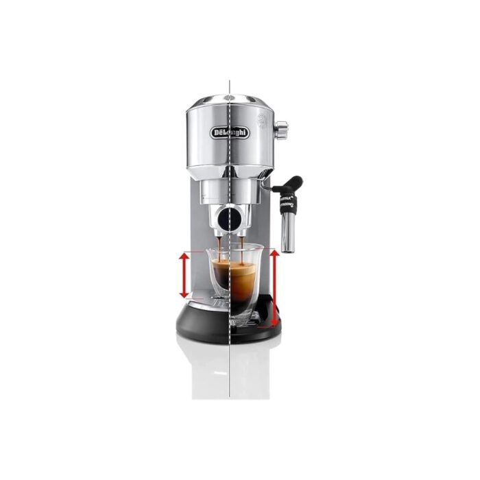 AyrStore De'longhi Dedica Manuel Espresso Makinesi, 15 cm Genişlik, 1 L Kapasite, 1350W, 15 Bar Basınç - Görsel 3