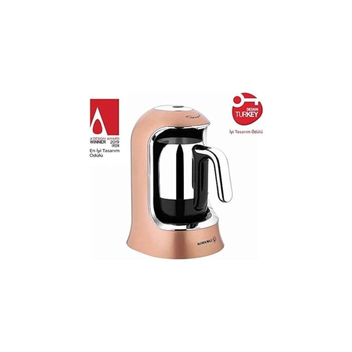AyrStore Kahvekolik Rosagold/krom Otomatik Kahve Makinesi - Görsel 5