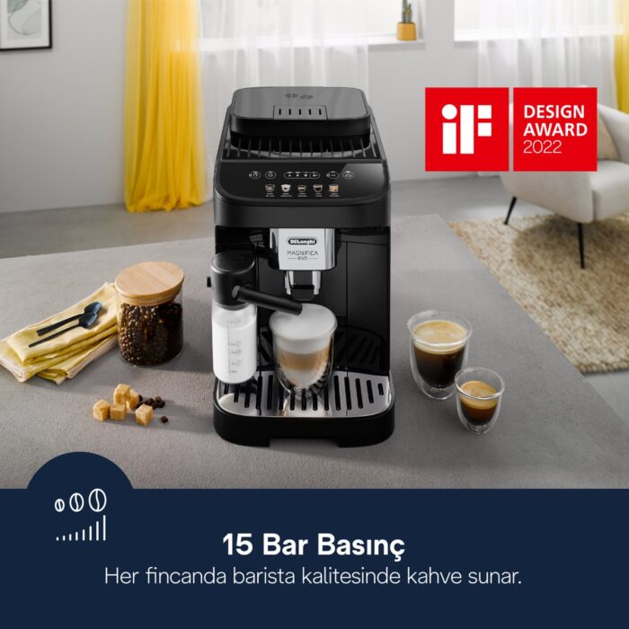 DeLonghi Magnıfıca Evo Tam Otomatik Kahve Makinesi ECAM290.61.B - Görsel 3