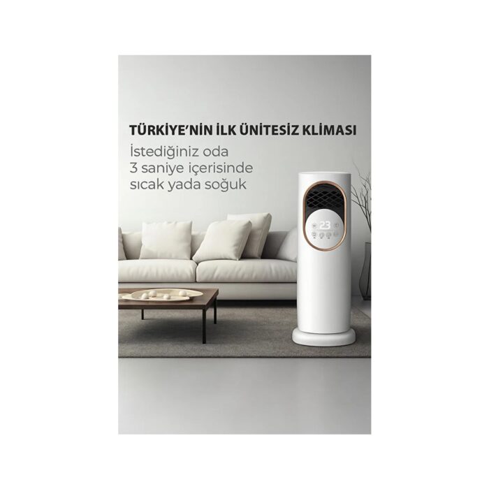 ARTILED Uzaktan Kumandalı Dokunmatik Taşınabilir Sıcak Üfleme Isıtıcı – 180° Hava Sirkülasyonu - Görsel 3