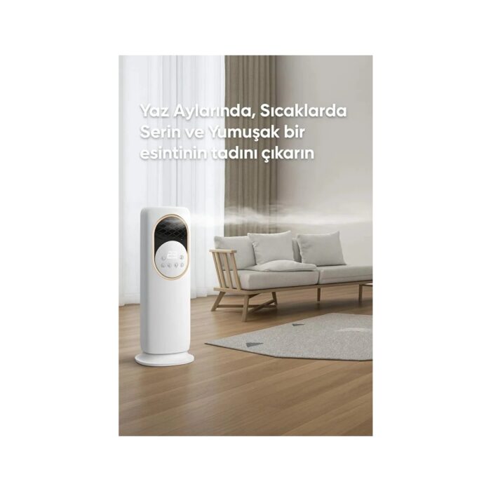 ARTILED Uzaktan Kumandalı Dokunmatik Taşınabilir Sıcak Üfleme Isıtıcı – 180° Hava Sirkülasyonu - Görsel 4