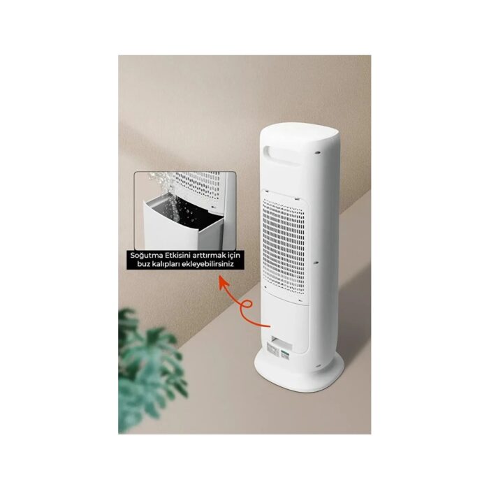 ARTILED Uzaktan Kumandalı Dokunmatik Taşınabilir Sıcak Üfleme Isıtıcı – 180° Hava Sirkülasyonu - Görsel 5