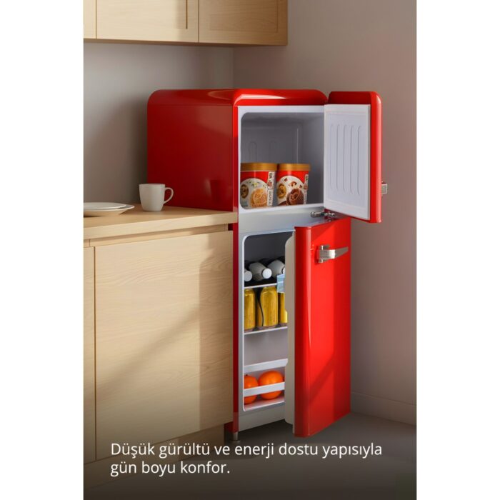 Kiwi KRF-2586 86 Lt Mini Buzdolabı – 30 Litre Buzluk Enerji Tasarruflu & Düşük Gürültü - Görsel 2