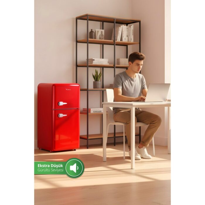 Kiwi KRF-2586 86 Lt Mini Buzdolabı – 30 Litre Buzluk Enerji Tasarruflu & Düşük Gürültü - Görsel 5